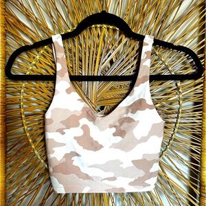 NWOT Aerie “Offline” Camo sports bra. Softest material ever! Size XS.